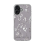 Slim Protection Case［ MERCURYDUO - BotanicalFlower - Grey ］
