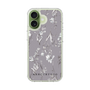 Slim Protection Case［ MERCURYDUO - BotanicalFlower - Grey ］