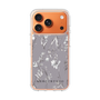 Slim Protection Case［ MERCURYDUO - BotanicalFlower - Grey ］