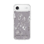 Slim Protection Case［ MERCURYDUO - BotanicalFlower - Grey ］