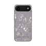 Slim Protection Case［ MERCURYDUO - BotanicalFlower - Grey ］