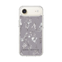 Slim Protection Case［ MERCURYDUO - BotanicalFlower - Grey ］