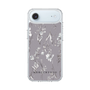 Slim Protection Case［ MERCURYDUO - BotanicalFlower - Grey ］