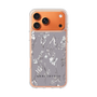 Slim Protection Case［ MERCURYDUO - BotanicalFlower - Grey ］