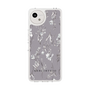 Slim Protection Case［ MERCURYDUO - BotanicalFlower - Grey ］