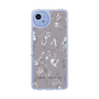 Slim Protection Case［ MERCURYDUO - BotanicalFlower - Grey ］