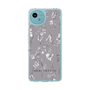 Slim Protection Case［ MERCURYDUO - BotanicalFlower - Grey ］
