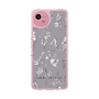 Slim Protection Case［ MERCURYDUO - BotanicalFlower - Grey ］
