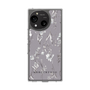 Slim Protection Case［ MERCURYDUO - BotanicalFlower - Grey ］