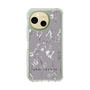 Slim Protection Case［ MERCURYDUO - BotanicalFlower - Grey ］