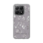 Slim Protection Case［ MERCURYDUO - BotanicalFlower - Grey ］