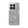 Slim Protection Case［ MERCURYDUO - BotanicalFlower - Grey ］