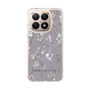 Slim Protection Case［ MERCURYDUO - BotanicalFlower - Grey ］