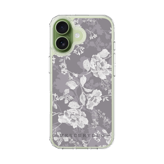 Slim Protection Case［ MERCURYDUO - NuanceFlower -Grey ］