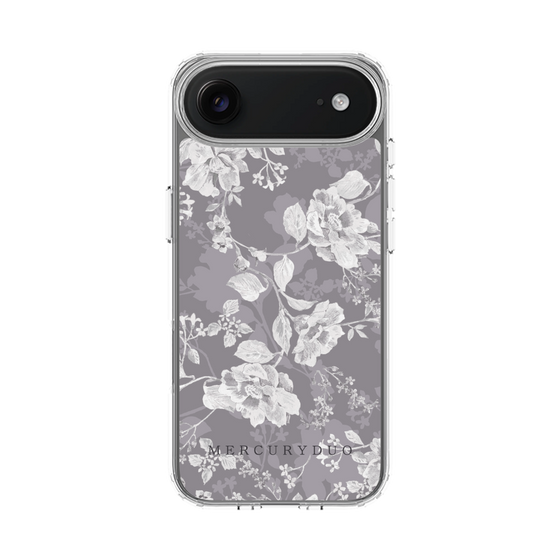 Slim Protection Case［ MERCURYDUO - NuanceFlower -Grey ］