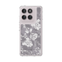 Slim Protection Case［ MERCURYDUO - NuanceFlower -Grey ］