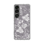 Slim Protection Case［ MERCURYDUO - NuanceFlower -Grey ］