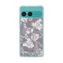 Slim Protection Case［ MERCURYDUO - NuanceFlower -Grey ］