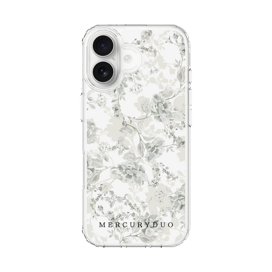 Slim Protection Case［ MERCURYDUO - NuanceFlower - White ］