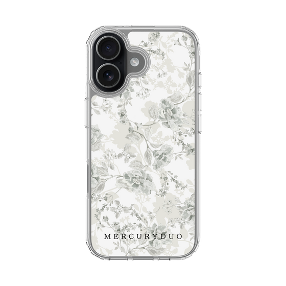 Slim Protection Case［ MERCURYDUO - NuanceFlower - White ］