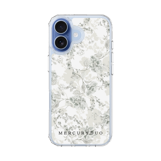 Slim Protection Case［ MERCURYDUO - NuanceFlower - White ］