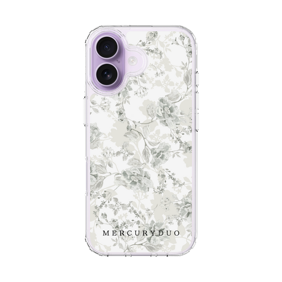 Slim Protection Case［ MERCURYDUO - NuanceFlower - White ］