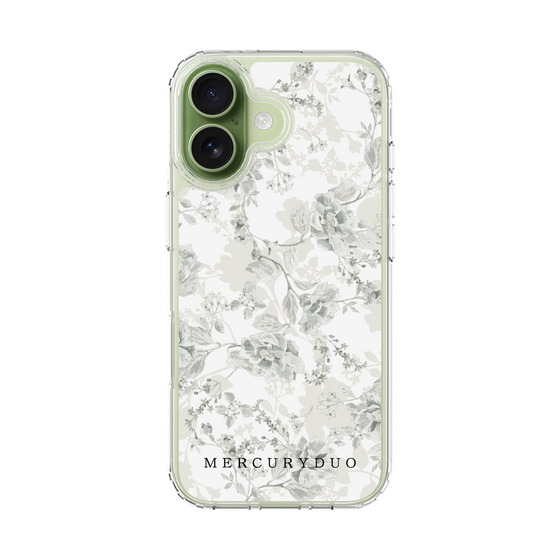 Slim Protection Case［ MERCURYDUO - NuanceFlower - White ］