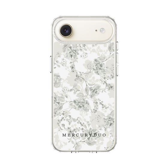 Slim Protection Case［ MERCURYDUO - NuanceFlower - White ］
