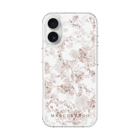 Slim Protection Case［ MERCURYDUO - NuanceFlower - Beige ］