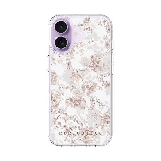 Slim Protection Case［ MERCURYDUO - NuanceFlower - Beige ］