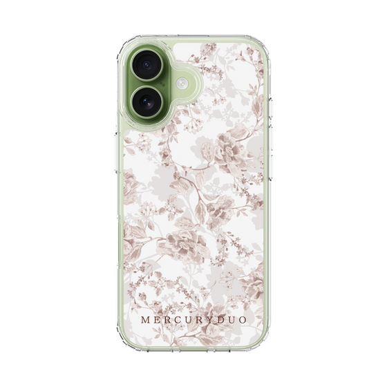 Slim Protection Case［ MERCURYDUO - NuanceFlower - Beige ］
