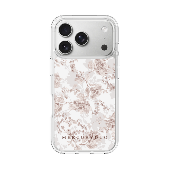 Slim Protection Case［ MERCURYDUO - NuanceFlower - Beige ］