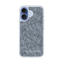Slim Protection Case［ LAGUNAMOON - FlowerPattern - Dark blue ］