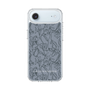 Slim Protection Case［ LAGUNAMOON - FlowerPattern - Dark blue ］