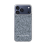Slim Protection Case［ LAGUNAMOON - FlowerPattern - Dark blue ］