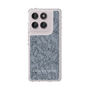Slim Protection Case［ LAGUNAMOON - FlowerPattern - Dark blue ］