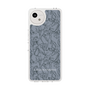Slim Protection Case［ LAGUNAMOON - FlowerPattern - Dark blue ］