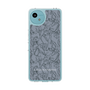 Slim Protection Case［ LAGUNAMOON - FlowerPattern - Dark blue ］