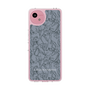 Slim Protection Case［ LAGUNAMOON - FlowerPattern - Dark blue ］