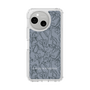 Slim Protection Case［ LAGUNAMOON - FlowerPattern - Dark blue ］