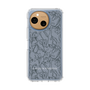 Slim Protection Case［ LAGUNAMOON - FlowerPattern - Dark blue ］