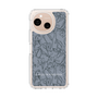 Slim Protection Case［ LAGUNAMOON - FlowerPattern - Dark blue ］