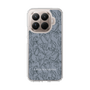 Slim Protection Case［ LAGUNAMOON - FlowerPattern - Dark blue ］