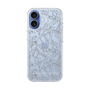 Slim Protection Case［ LAGUNAMOON - FlowerPattern - Clear×Grey ］