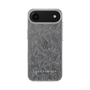 Slim Protection Case［ LAGUNAMOON - FlowerPattern - Clear×Grey ］