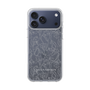 Slim Protection Case［ LAGUNAMOON - FlowerPattern - Clear×Grey ］