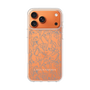 Slim Protection Case［ LAGUNAMOON - FlowerPattern - Clear×Grey ］