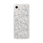 Slim Protection Case［ LAGUNAMOON - FlowerPattern - Clear×Grey ］