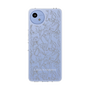 Slim Protection Case［ LAGUNAMOON - FlowerPattern - Clear×Grey ］