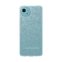 Slim Protection Case［ LAGUNAMOON - FlowerPattern - Clear×Grey ］